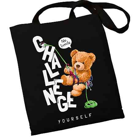 Екошопер BookOpt ВК4059 Teddy Bear (Challenge) чорний Київ