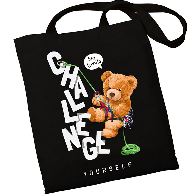 Екошопер BookOpt ВК4059 Teddy Bear (Challenge) чорний Київ - фото 1