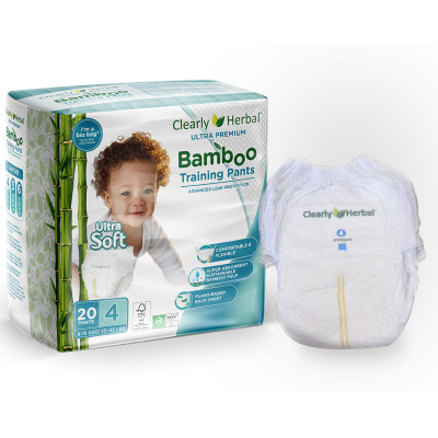 Підгузки Clearly Herbal Bamboo, розмір 4 (9-15 кг), 20 шт. (1124) Вінниця - фото 1