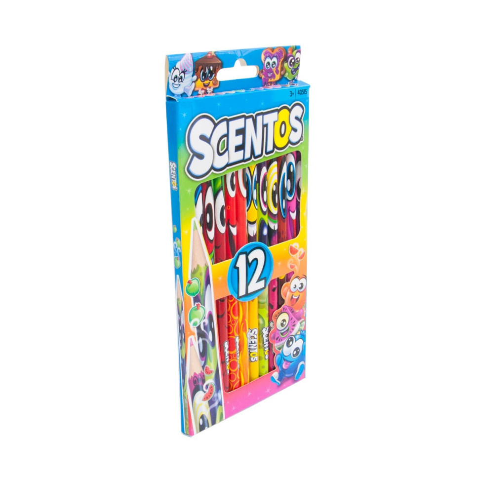 Дитячий набір ароматних олівців "Фантазія" Scentos 40515, 12 кольорів Вінниця - фото 3