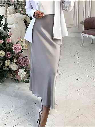 Жіноча спідниця шовкова Сірій 42/44 Харків