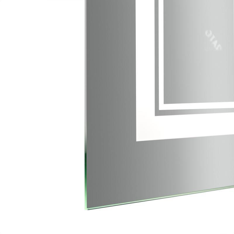 Зеркало настенное прямоугольное сенсорное Qtap Cardinal 700х500 с LED-подсветкой Touch, с антизапотеванием Харьков - изображение 7