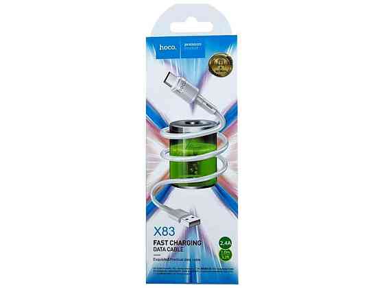 Кабель microUSB X83 2.4A 1м ТМ Hoco Київ