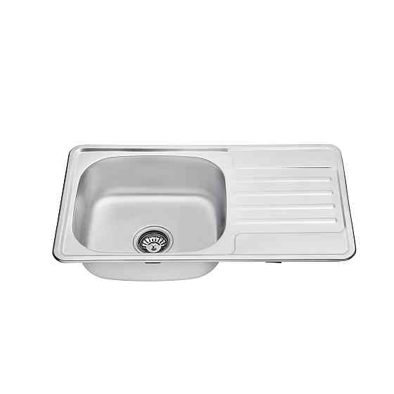 Кухонная мойка с нержавеющей стали  Kroner KRP Satin - 76х42 (0.8 мм) Киев
