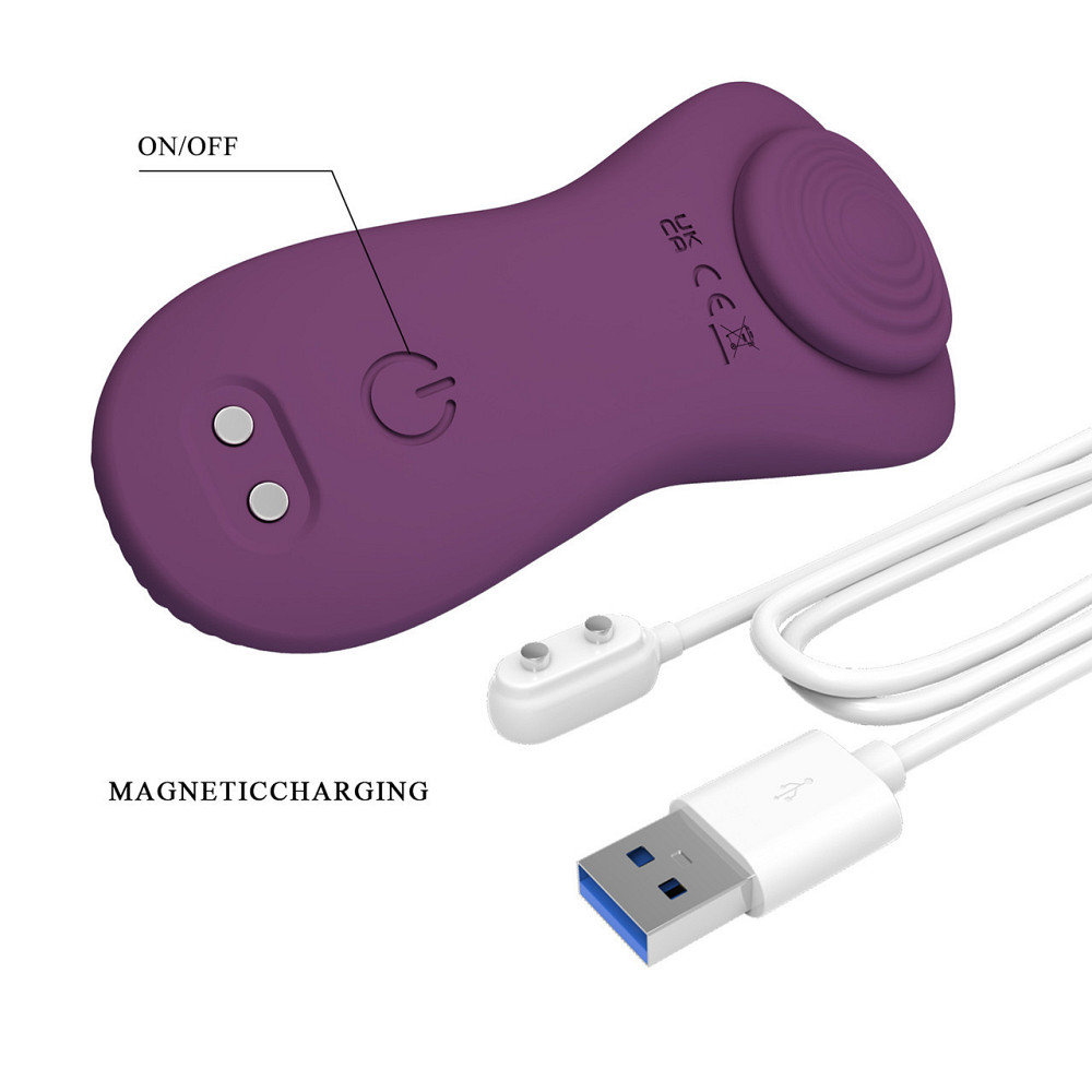 Вібратор - Pretty Love Mobile App Control Mane Stimulator Purple Sex Aura Київ - фото 9