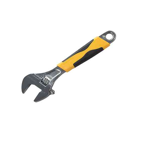 Ключ разводной 200мм CrV (обрезиненная рукоятка) SIGMA (4101021) Ровно