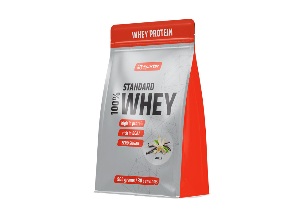 Протеїн Sporter 100% Standart Whey 900 г (Ваніль) Луцьк - фото 1