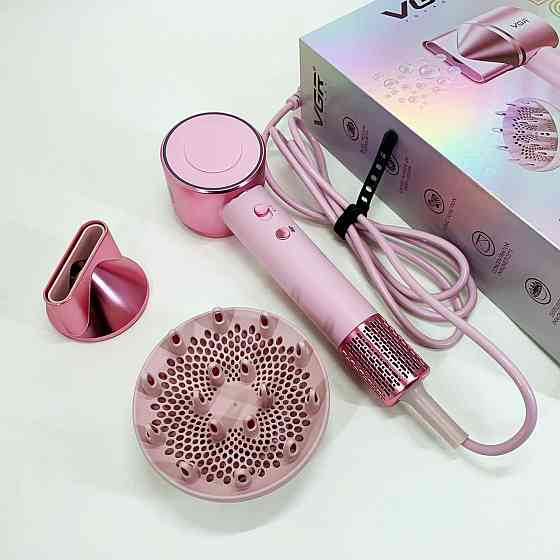 Фен для ефективного укладання волосся VGR, Портативний фен для сушіння легкої укладки волосся DQ-73 Львів