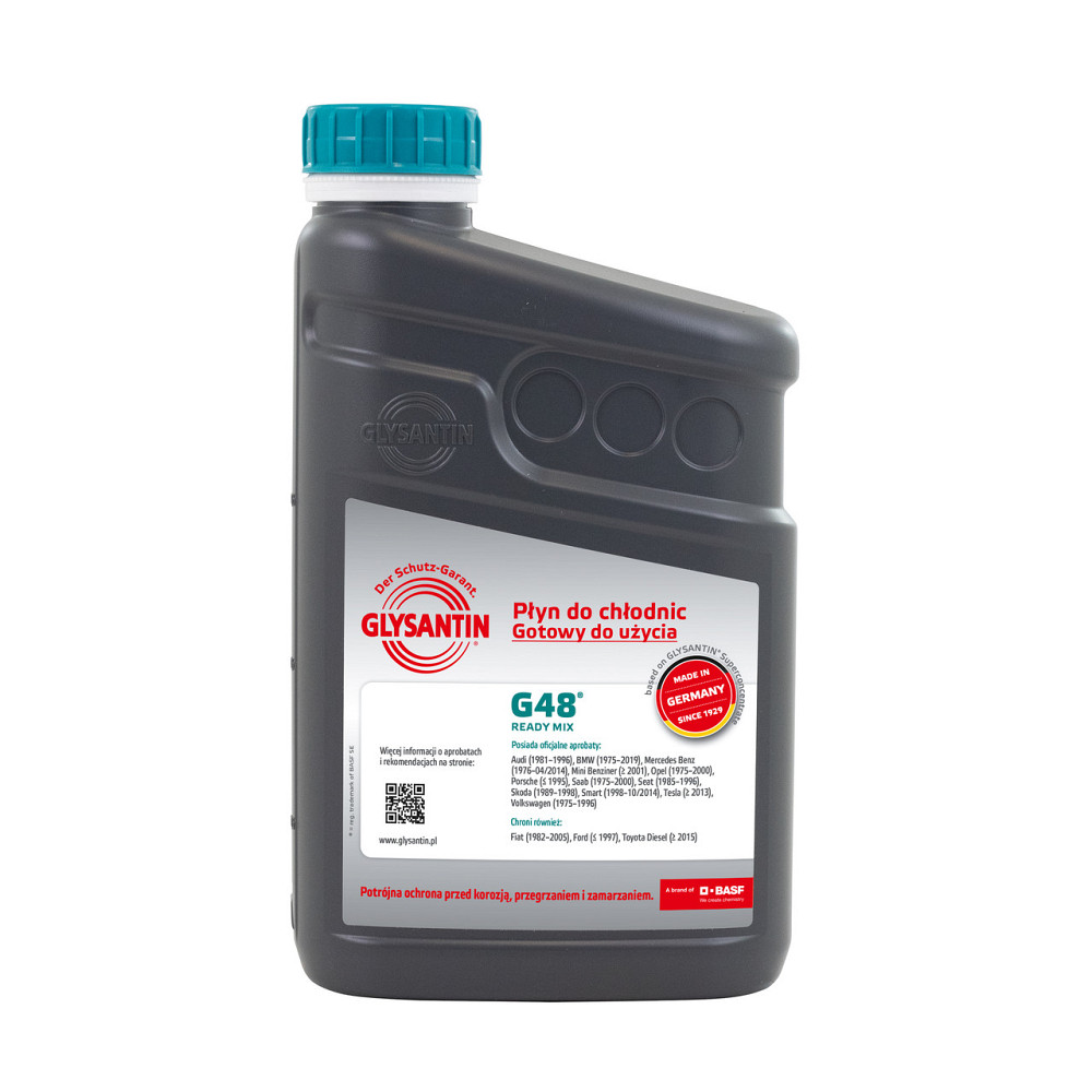 GLYSANTIN G48 READY MIX 1 л — готовий синьо-зелений антифриз G11 для систем охолодження | GLY480343 Ковель - фото 1