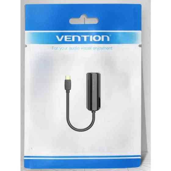 Перехідник USB3.1 Type-C --> Ethernet RJ45 1000 Mb Gigabit Vention (CFBBB) Киев
