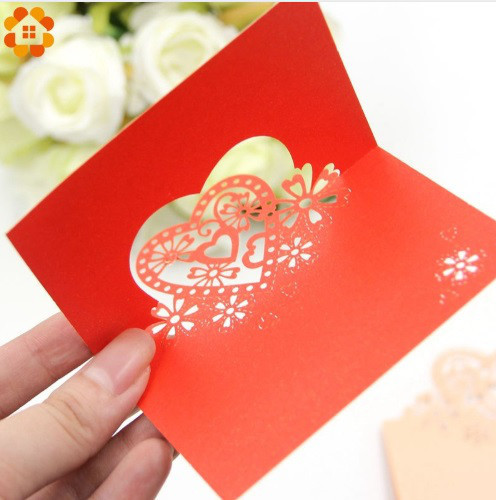 Рассадочные карточки 10 штук 9 на 6 см красный Киев - изображение 4