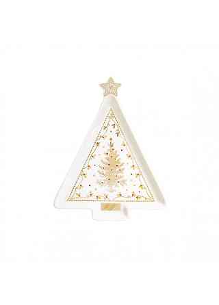 Різдвяна порцелянова страва "Різдвоські вогні" у формі ялинки, 21x16 см Рівне