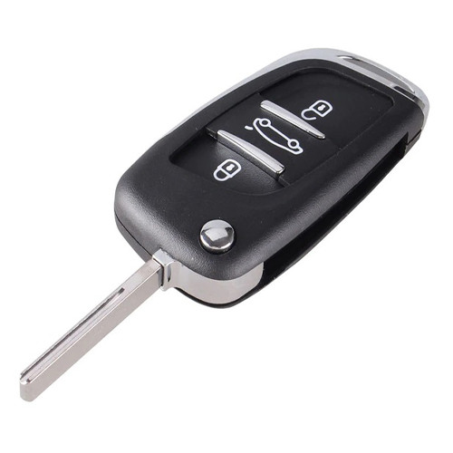 Выкидной ключ, корпус под чип, 3кн DKT0269, Peugeot, ниша CE0536, HU83 Винница - изображение 1