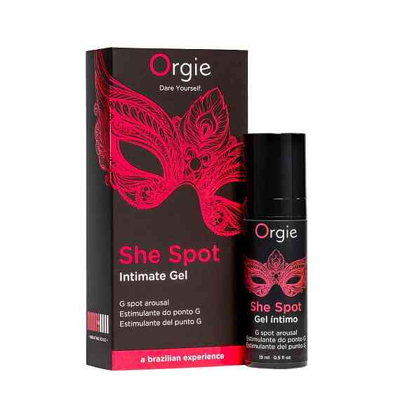 Гель для стимуляції точки G Orgie She Spot Intimate Gel, 15 мл, тепло-холод, ефект вібрації Sex Aura Київ