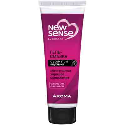 Інтимний гель-змазка Біокон New Sense з ароматом полуниці 100 мл (4820064563329) Вінниця