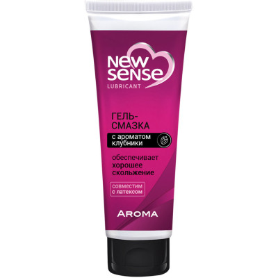 Інтимний гель-змазка Біокон New Sense з ароматом полуниці 100 мл (4820064563329) Вінниця - фото 1