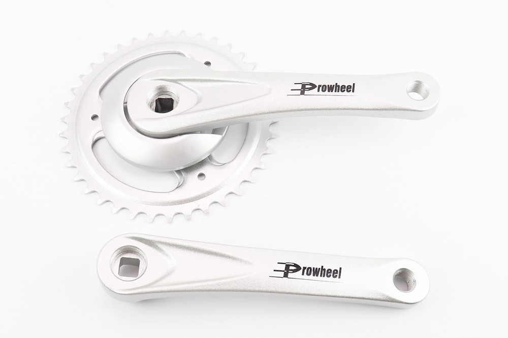 Шатуни "квадрат" 170мм, 38T (1/8") CITY, алюмінієві, сірі NEXUS PRO-A38 Київ - фото 1