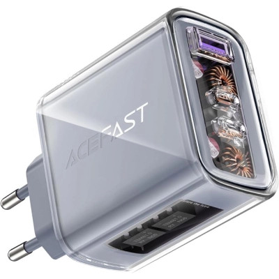 Зарядное устройство Acefast 3xUSB 65W (2xUSB-C+USB-A) Gan A45 Fast Charger Mountain mist (6974316282099) Винница - изображение 1