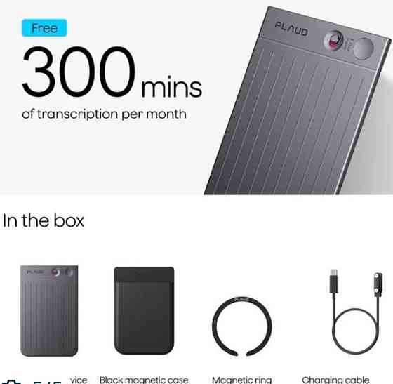 Мікрофон-перекладач plaud note. Харків