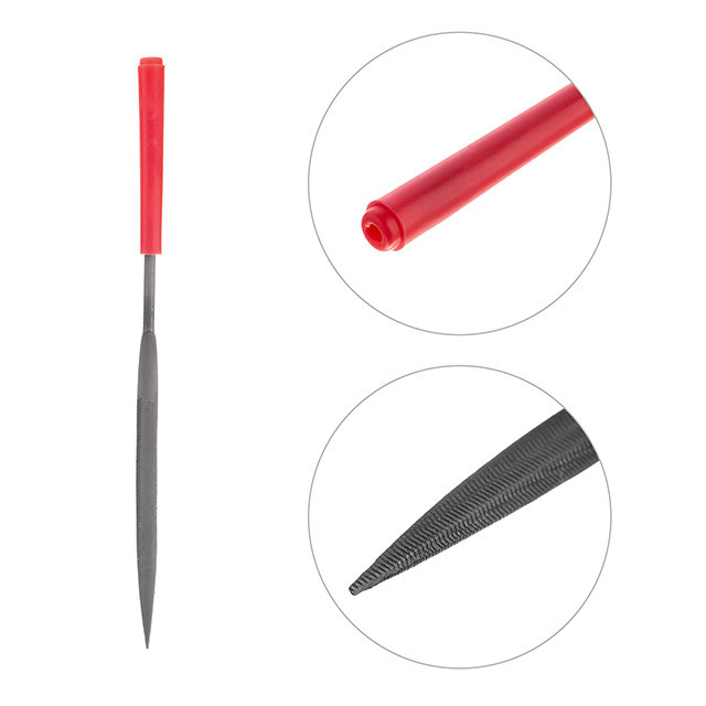 Набір надфілів, 10 шт., 140 мм INTERTOOL HT-3708 Київ - фото 10