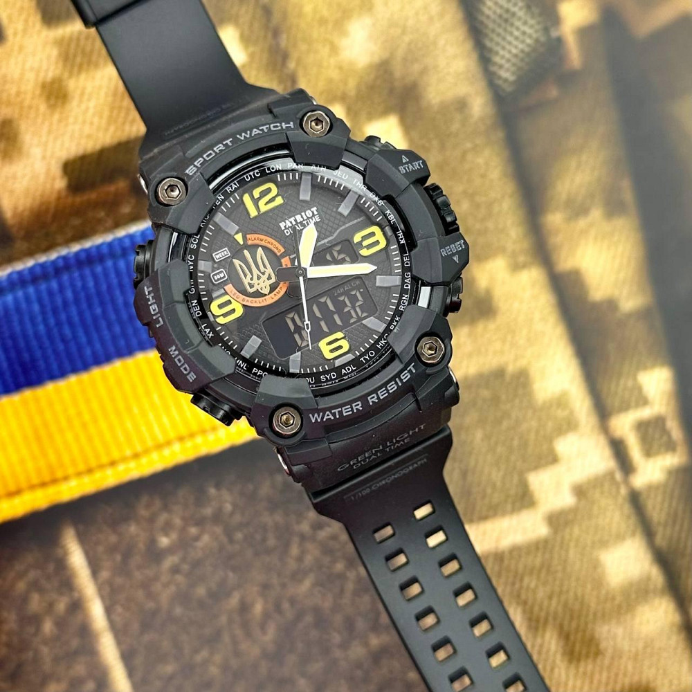 Patriot 002BKUAGD Тризуб золото Чорні + Коробка. SBR Київ - фото 3