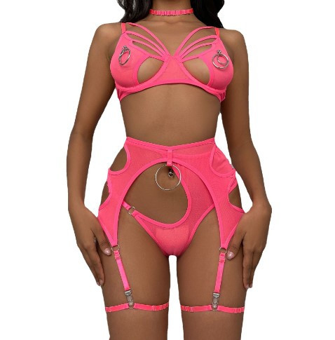 Комплект нижньої білизни еротичний Метелик S рожевий Київ - фото 1