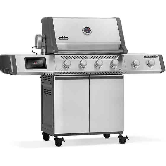 Газовый гриль Napoleon Prestige PRO 500 Connected с боковой конфоркой Sizzle Zone и вертилём нерж сталь PRO500VXRSIBPS Код: Ровно