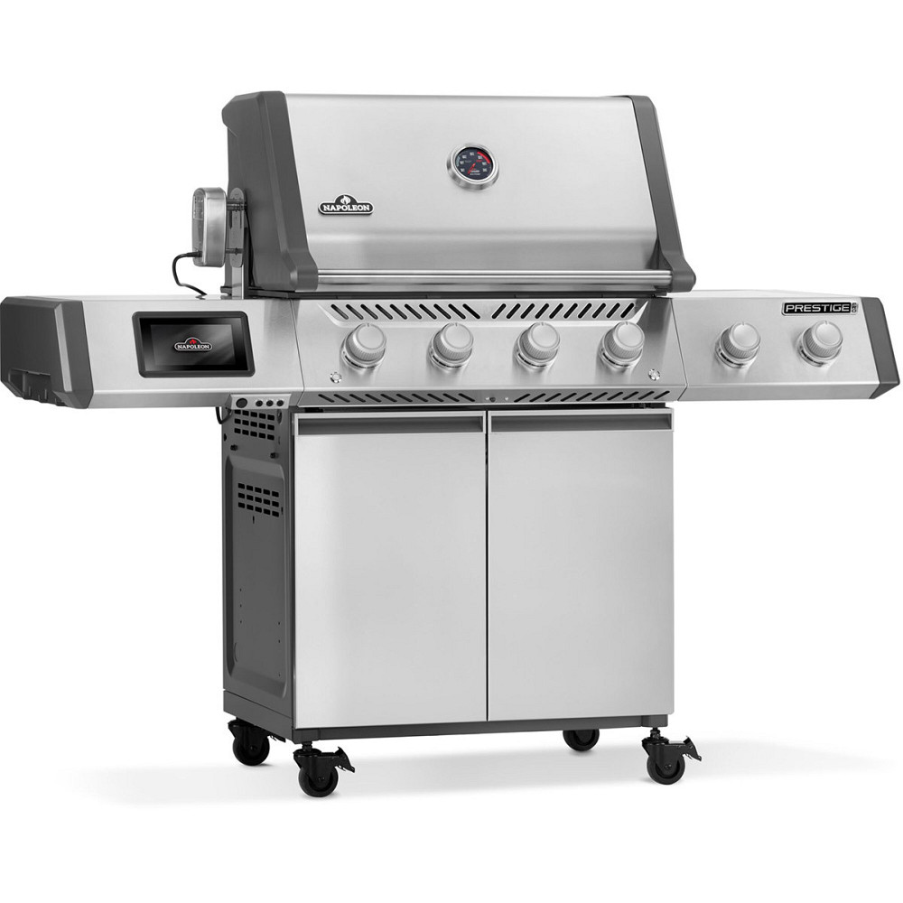 Газовый гриль Napoleon Prestige PRO 500 Connected с боковой конфоркой Sizzle Zone и вертилём нерж сталь PRO500VXRSIBPS Код: Ровно - изображение 2