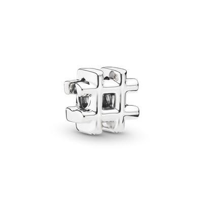 Срібна намистина Пандора  "Hashtag #" MasterSem Київ - фото 1