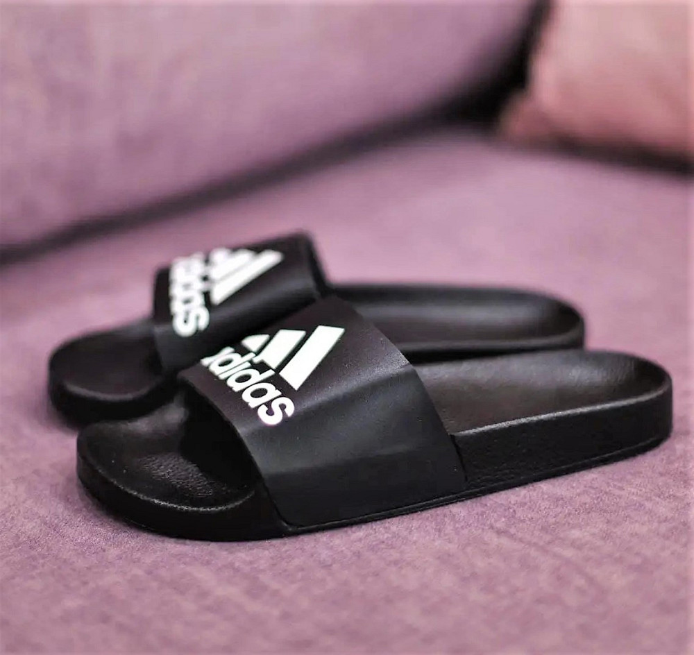 Шльопанці Капці Adidas Сланці Адідас Чорні Жіночі (розміри: 36,37,40) Дніпро - фото 4