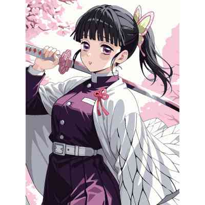 Картина по номерам Santi Demon Slayer Shinobu Kocho 30*40 см (955044) Винница