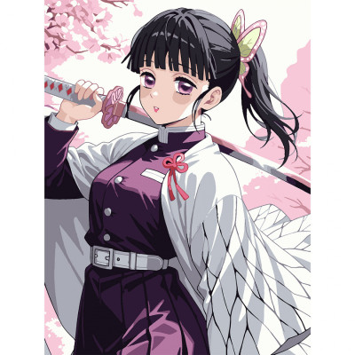 Картина по номерам Santi Demon Slayer Shinobu Kocho 30*40 см (955044) Винница - изображение 1