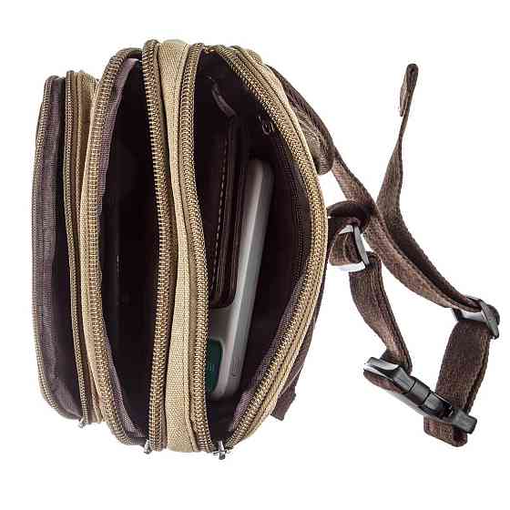 Бананка текстильная на пояс Vintage 20081 Хаки Киев