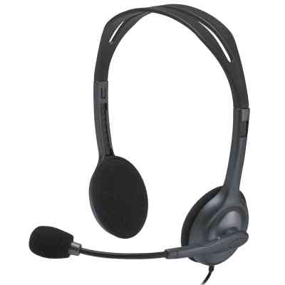 Наушники Logitech H111 Stereo Headset with 1*4pin jack (981-000593) Винница
