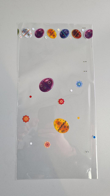 Пакет Великодній з малюнком для пакування подарунків (15*30) No396 (2) "Візерунок фарбувань" (100 шт.) Харків - фото 1