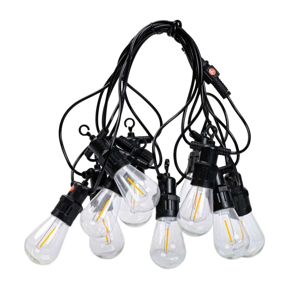 Ретро гирлянда жовта на 10 LED ламп, 5 метрів Київ - фото 5