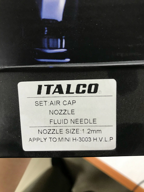 Змінне Сопло для фарбопульта H-3003-MINI 1,2 мм ITALCO NS-H-3003-MINI-1.2 Одеса - фото 2
