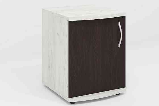 Тумба прикроватная V-3, Дуб Крафт Белый/Венге Магия, 350/350/450 Львов