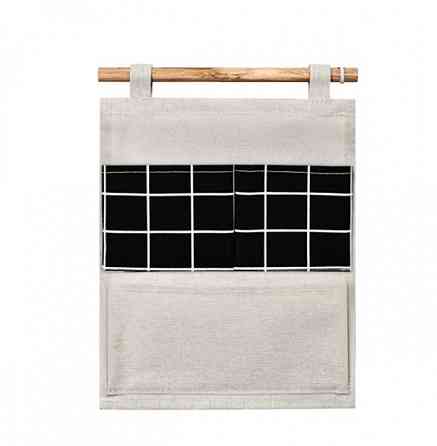 Органайзер подвесной двухъярусный настенный черная клетка Винница