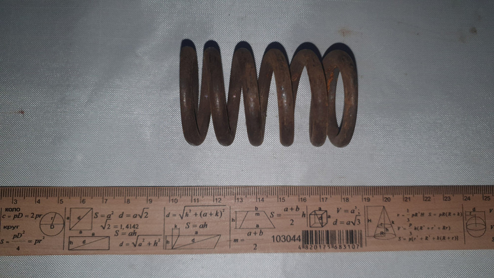 Пружина стиснення 42.5х70х6 мм. СССР. Харків - фото 2