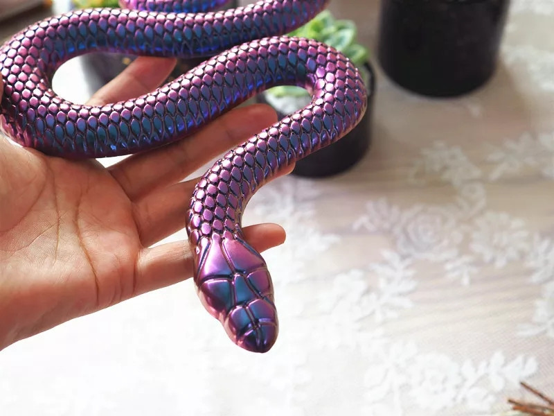 Силиконовая форма Змея 183 на 300 мм серый Киев - изображение 4