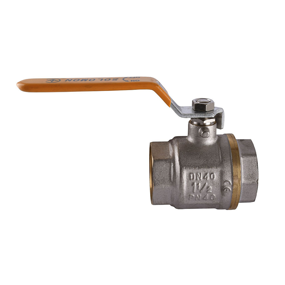 Кран кульовий прямий SOLOMON 1 1/2″ ВВ ЖР PN40 В1001 Тернополь - изображение 2