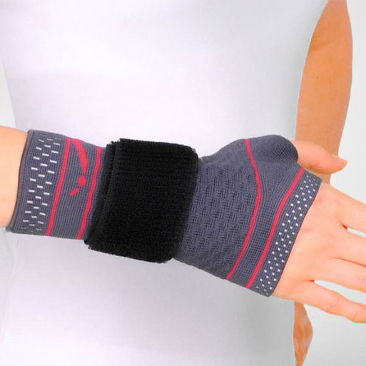 Бандаж трикотажний на зап'ястя із металевою пластиною Orthopoint REF-722 на праву руку Розмір M Кам'янець-Подільський - фото 1