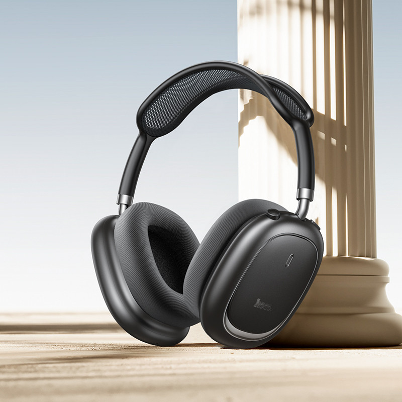 Бездротові накладні навушники HOCO W68 Calma ANC noise-canceling BT headphones(App) Metal Gray Одеса - фото 5