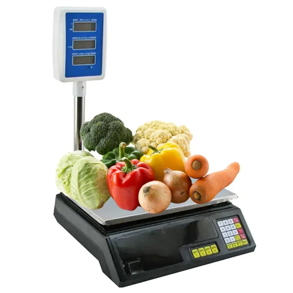 Электронные торговые весы CB-5053 до 50 кг с двусторонним дисплеем, точность 3 г, питание 220 В и аккумулятор Одесса - изображение 1