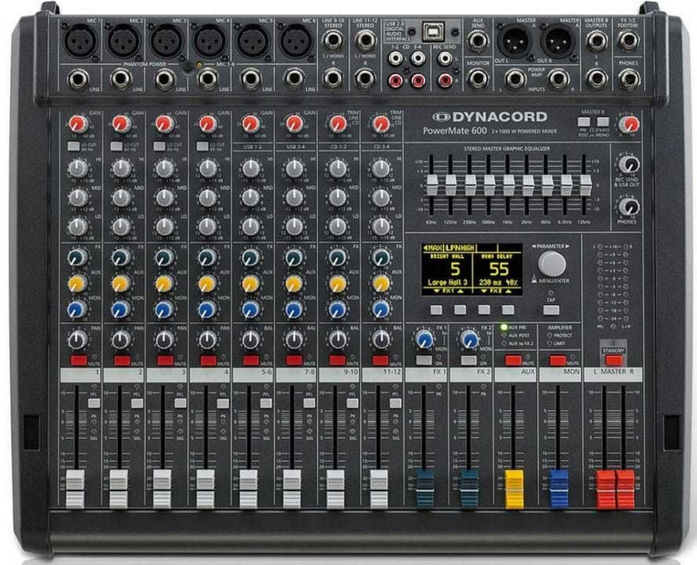 Активний мікшерний пульт Dynacord PowerMate 600-3 2x1000Вт. Харків - фото 8