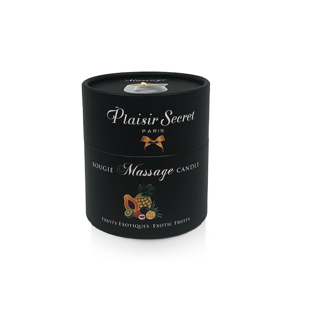 Массажная свеча Plaisirs Secrets Pineapple Mango (80 мл) подарочная упаковка, керамический сосуд Sex Aura Киев - изображение 2