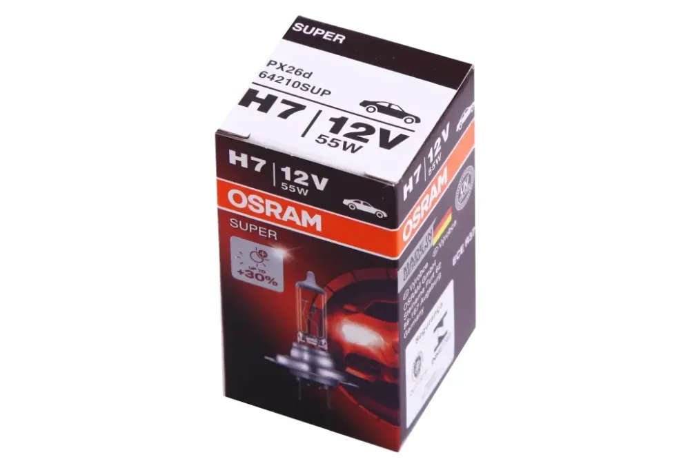 Лампа галогована 12В H7 Osram 55 +30% Super Вінниця - фото 4