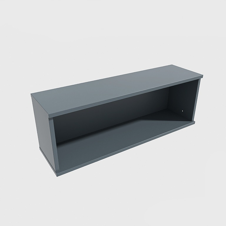 Полка навесная Эверест ПЛН-2 Лайт Графит (DTM-4908) Львов - изображение 2