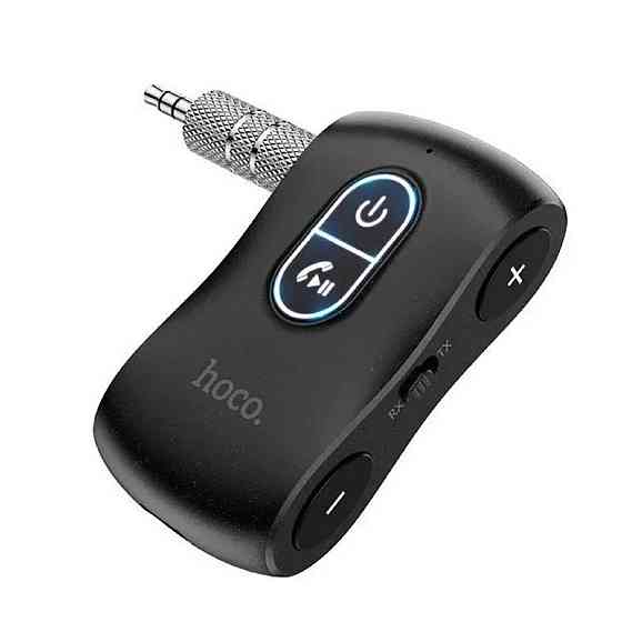 Bluetooth бездротовий ресивер трансмиттер HOCO E73 Pro Journey AUX Bluetooth audio, колір чорний 6931474783752 Одеса